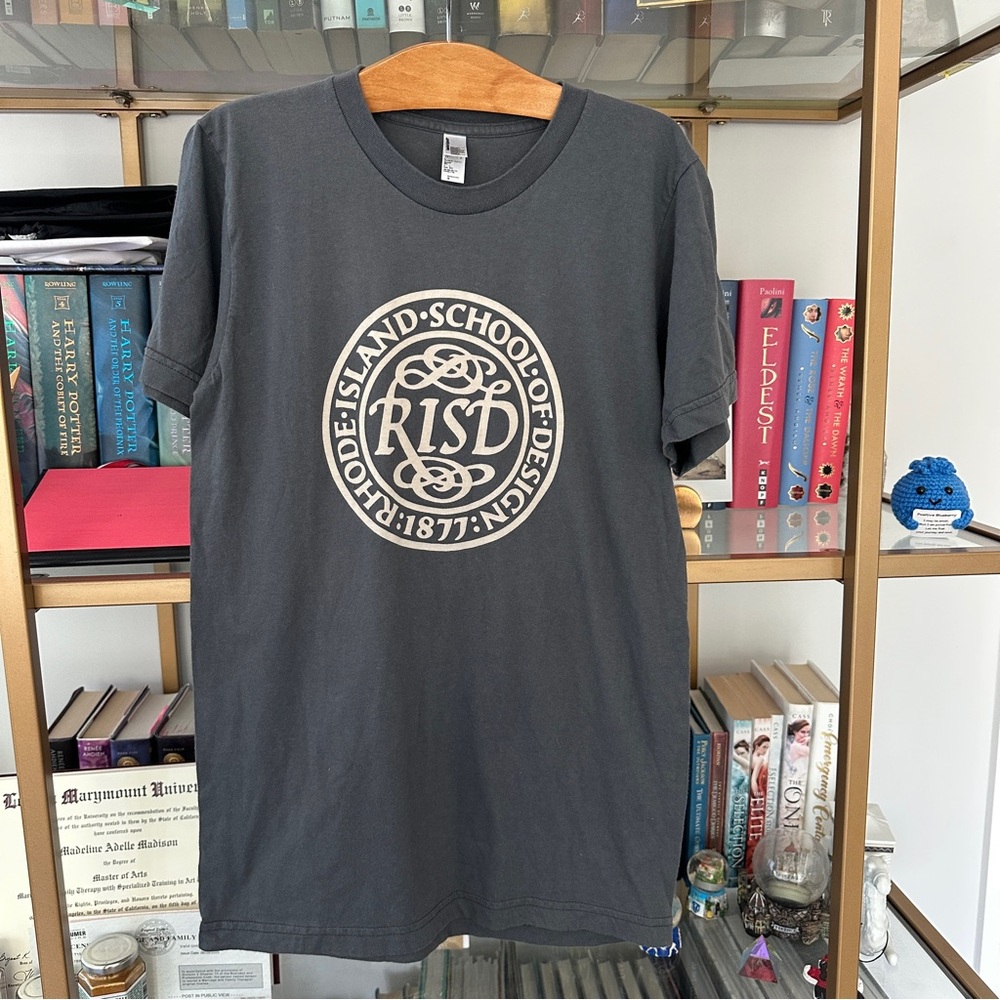 American Apparel x RISD Dark Gray Graphic Tee